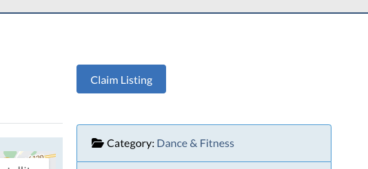 Claim Listing Button